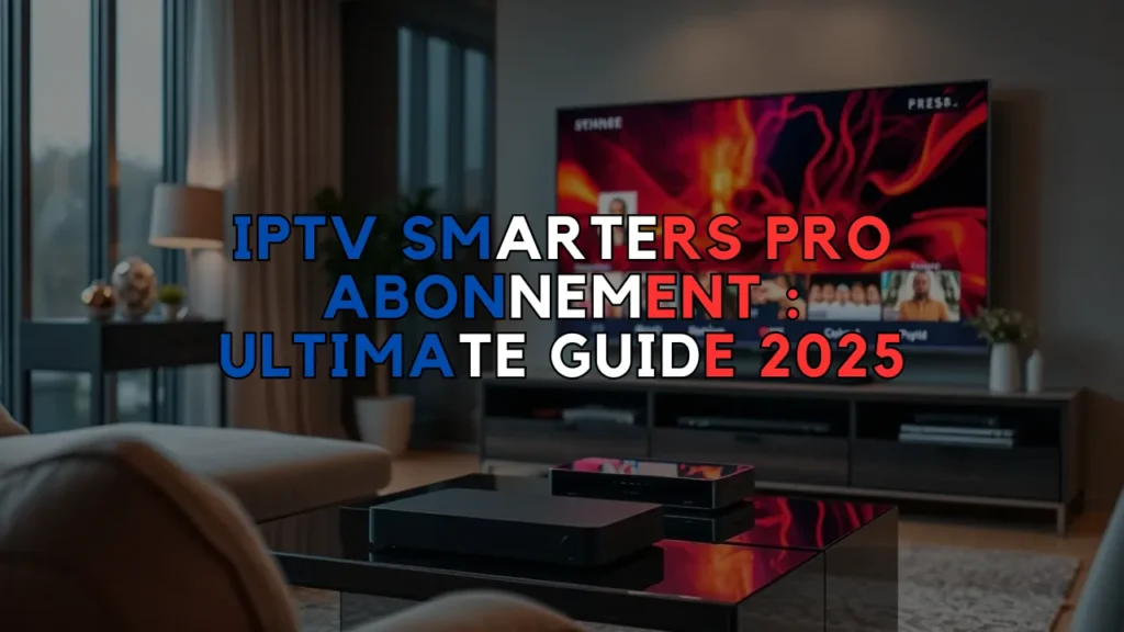 iptv smarters pro abonnement