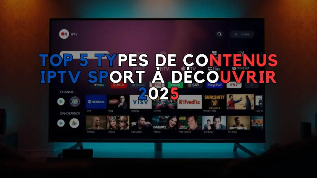 Types de Contenus IPTV Sport